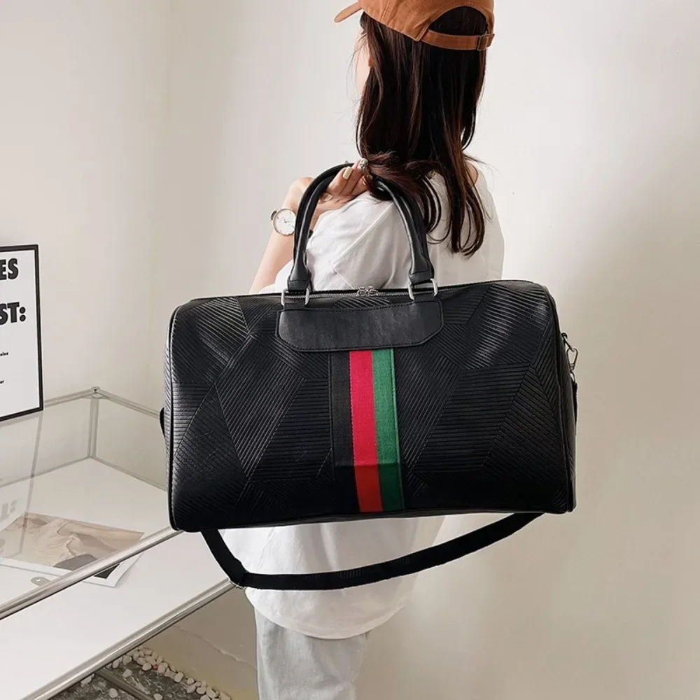 sac de voyage unisexe tendance, sac de sport portable grande capacité, sac de rangement pour courtes distances, sacs à main de luxe de créateur