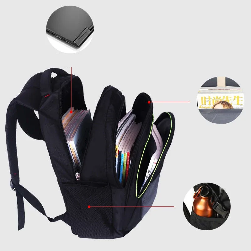 sac à dos pour hommes oxford tissu décontracté mode académie style haute qualité sac conception grande capacité sacs à dos multifonctionnels