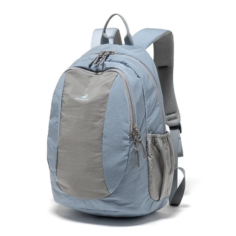 sac à dos fouvor pour femme, tendance 2026, double fermeture éclair, léger, grande capacité, pour voyage et sport, sacs décontractés et mode 3068-01