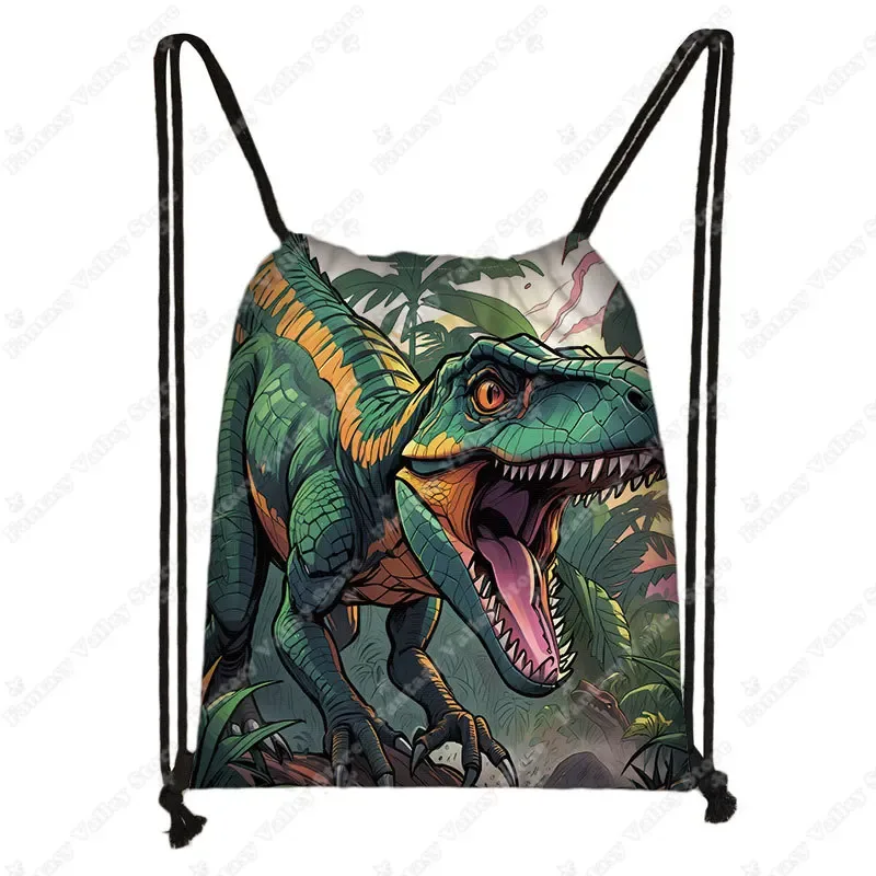sac à dos de sport imprimé dinosaure pour adolescent, sac de jour, sac à dos, porte-chaussures, proximité, voyage, dessin animé, mignon, cadeau