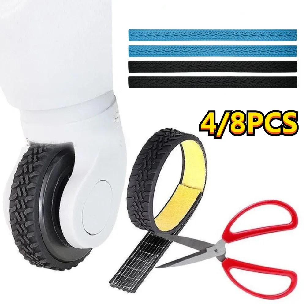 autocollants de protection pour roulettes de bagages, housses pour roulettes de valises, protections pour roul