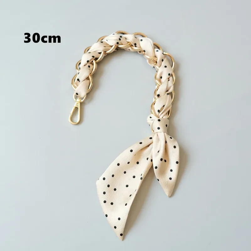 sangle d'écharpe en coton pour femme, accessoire de sac à main, poignées de rechange amovibles, point léopard, nouvelle mode, printemps, été