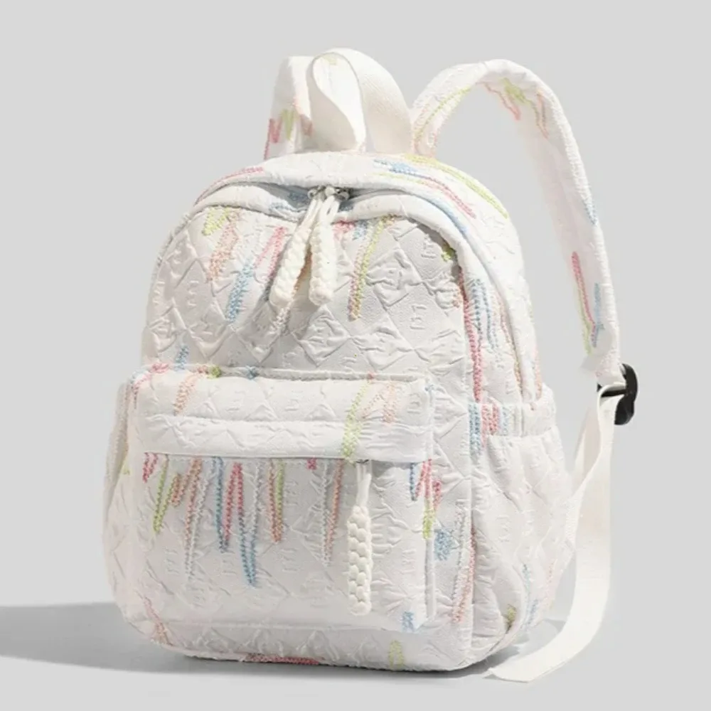 Mini sac à dos pour femme avec bretelles réglables - Fermeture à glissière pour l'école, les voyages et les sorties décontractées, sac à dos de voyage