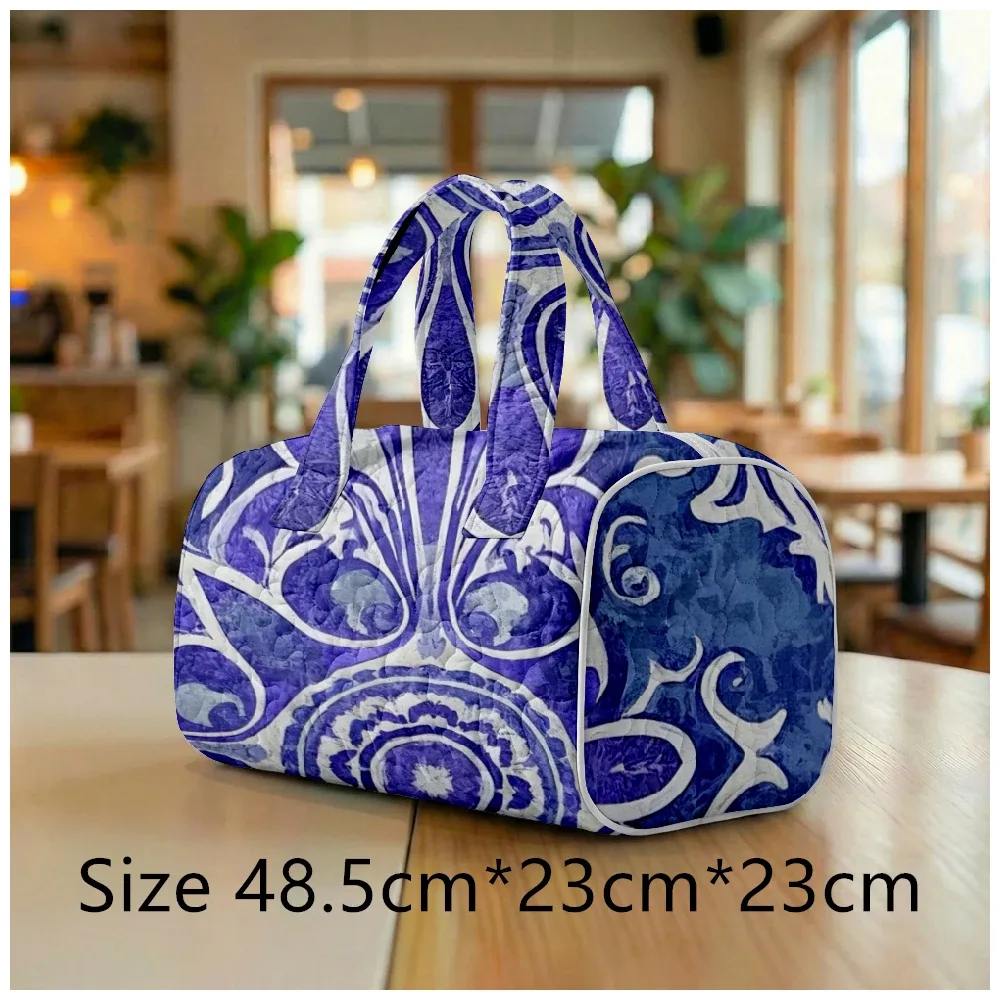 sac fourre-tout matelassé pour homme et femme, grand sac hobo chic bohème, sac à bandoulière unique à imprimé cachemire, sac de plage spacieux, sac de voyage fourre-tout