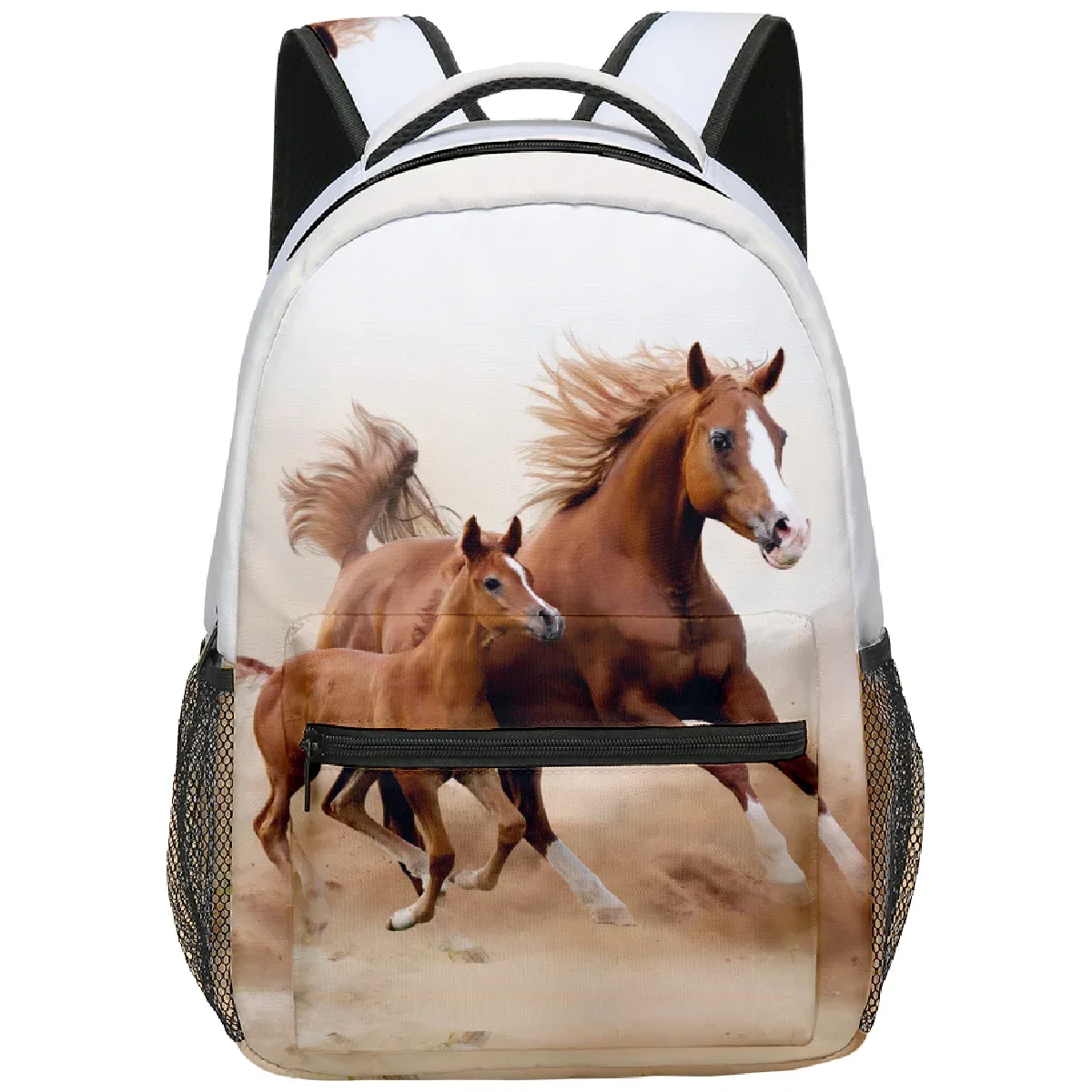 chimpopméthanol-sac à dos étanche pour étudiant, sac à dos pour ordinateur portable, impression 3d, oxford, cheval, licorne, voyage, garçons, filles, nouveauté