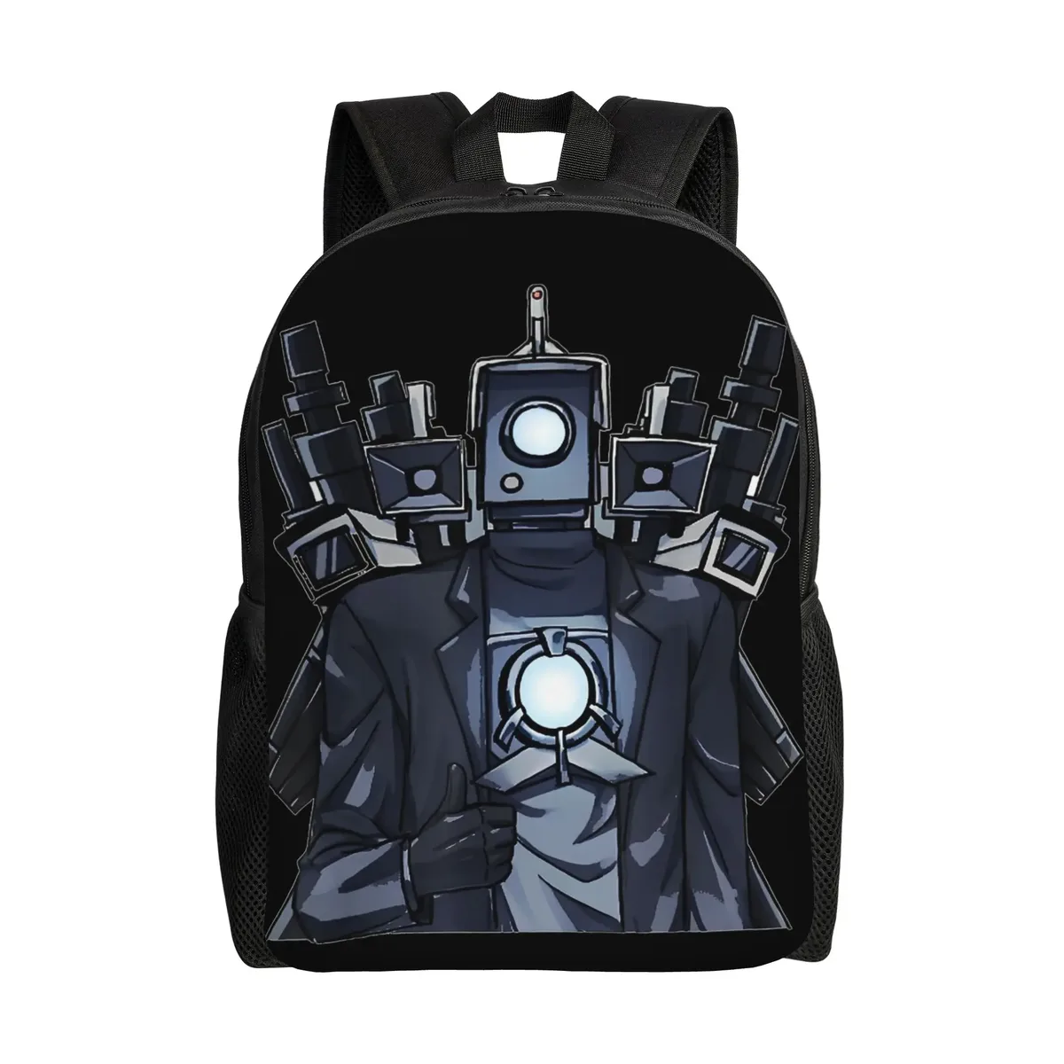sac à dos titan speakerman pour hommes, femmes, adolescents, lycéens, travail, collège, avec poche, skibidi toilet