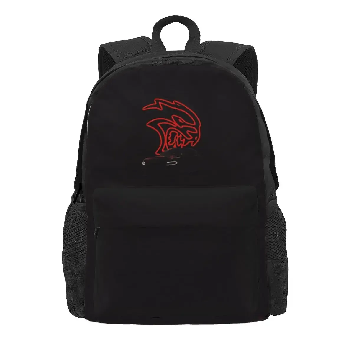 sac à dos d'étudiant srt hellcat demon dodge challenger, sac d'école, sac à dos de randonnée pour hommes et femmes, sac à bandoulière