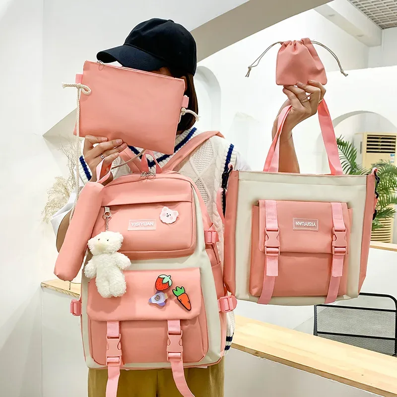 nouveau sac à dos scolaire fille loisirs grande capacité léger imperméable pour étudiants du cm2 au lycée cadeaux enfants mochilas