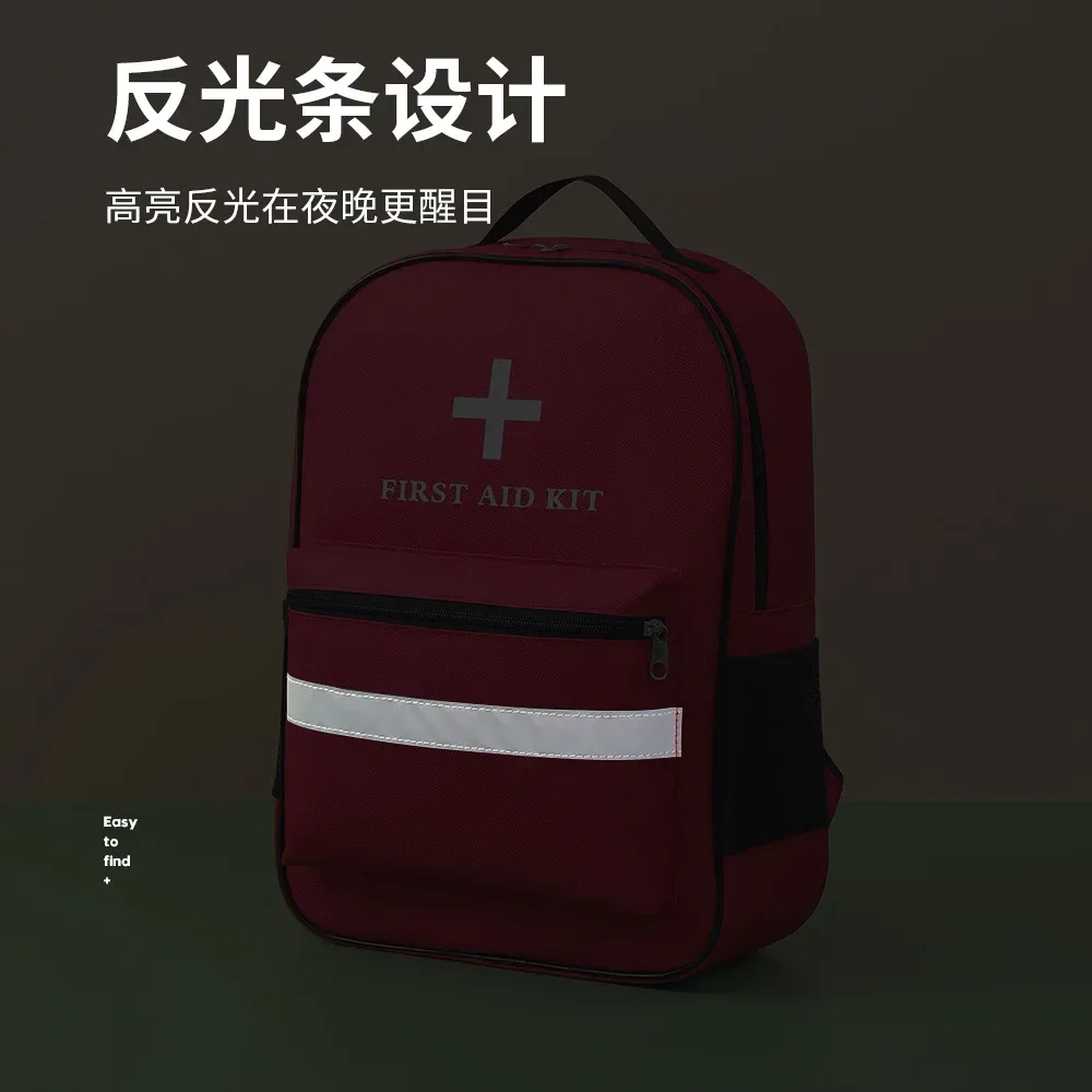 sac à dos portable pour équipe de sauvetage d'urgence en plein air, contrôle de la santé et des maladies et stockage médical