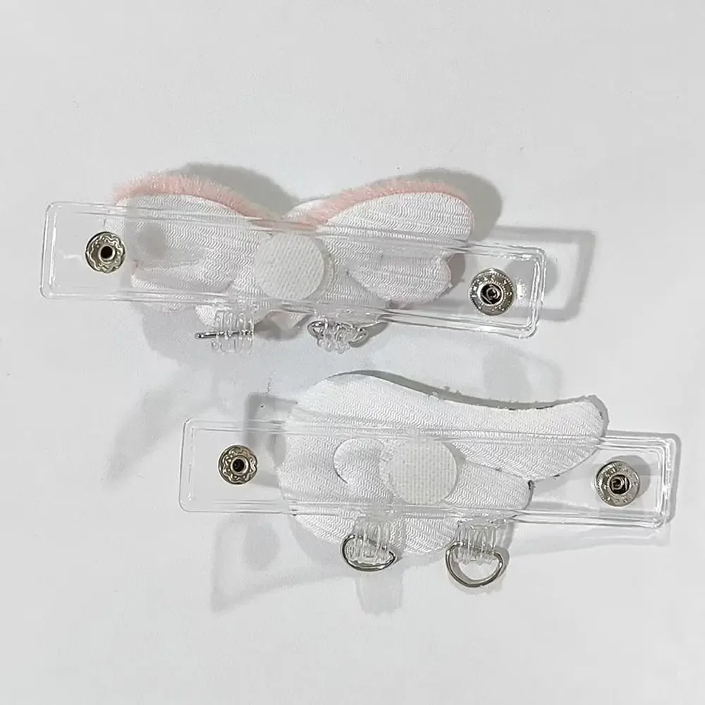 1 pièce boucle d'extension transparente durable pour sac avec doubles anneaux en d, support décoratif pour sangle de sac, porte-breloque pour sac à dos