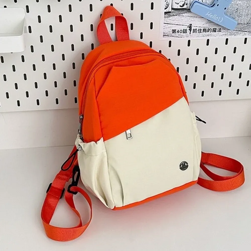 sac à dos de style coréen pour femmes, sac d'école léger en nylon pour étudiantes, sac à bandoulière de grande capacité en nylon pour voyage