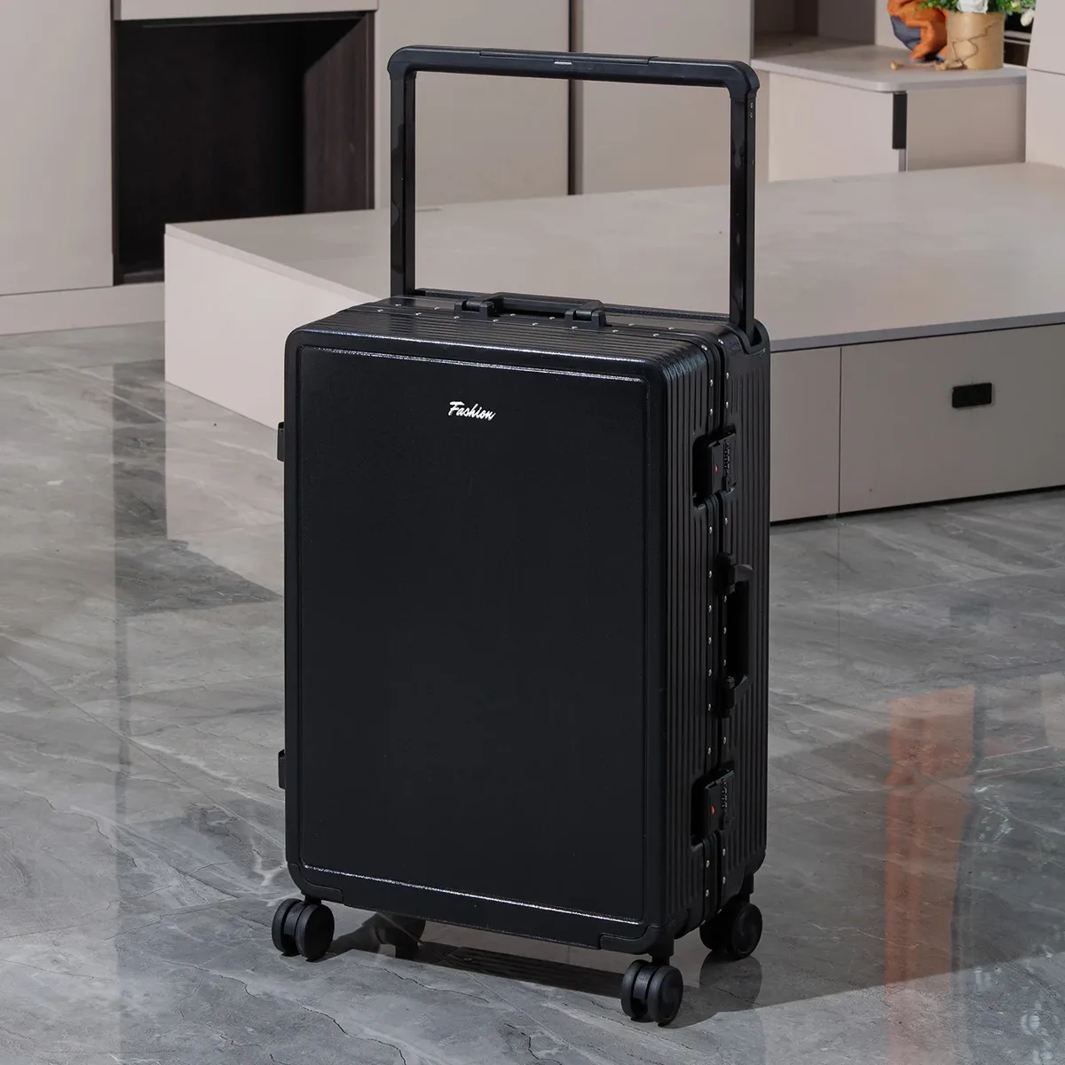 valise à roulettes à poignée large, nouvelle valise de voyage, valise à roulettes pour étudiants, avec serrure à code, multifonctionnelle, grande capacité, roues pivotantes
