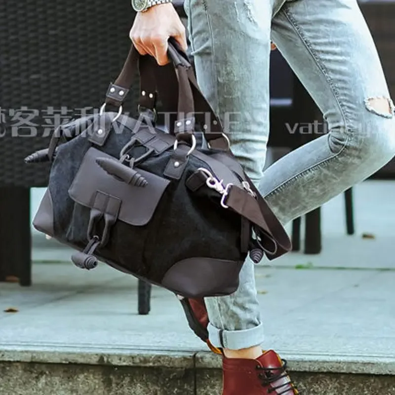 sacs à main à bandoulière simple pour hommes, sac à bandoulière en toile pour garçon, paquet décontracté, à la mode, nouveaux sacs de voyage de grande capacité