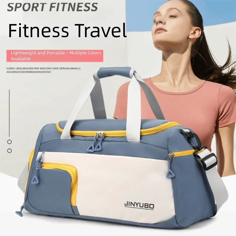 sac de voyage portable en oxford, sac de sport pliable en nylon robuste, sac à main multicouche grande capacité pour courte distance, pour fille