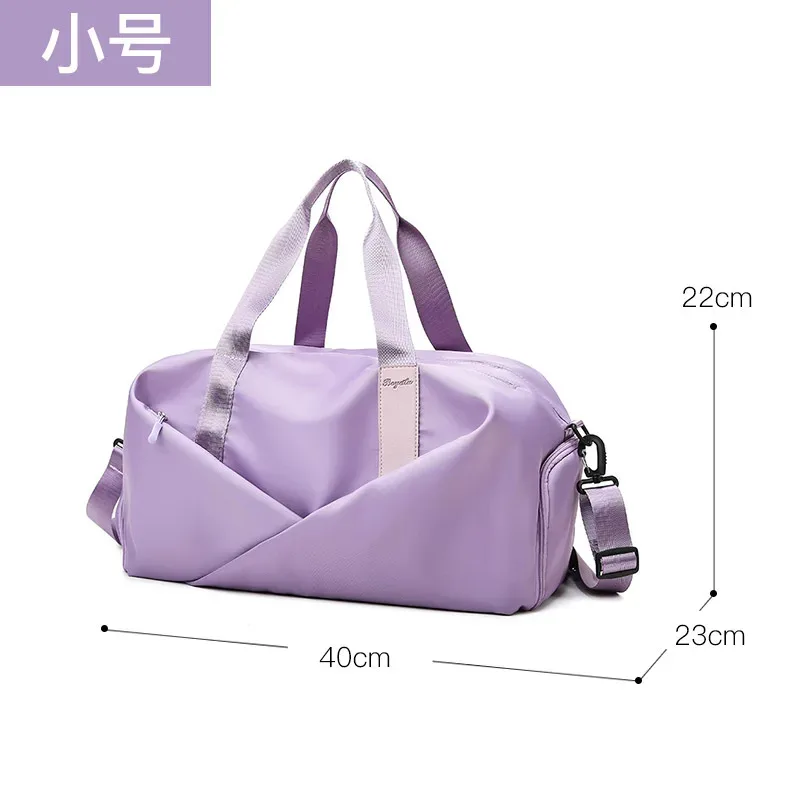 sac de sport personnalisé avec logo pour enfants, femmes, hommes – sac de voyage étanche pour vêtements secs et mouillés, sac à main, sac de natation, sac de week-end, sac d'entraînement de fitness – impression photo et nom