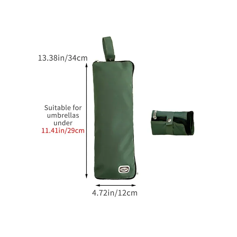 sac de rangement pour parapluie en coton imperméable épaissi, portable, pliable, en tissu oxford pour extérieur, housse de parapluie, sac de protection contre la pluie