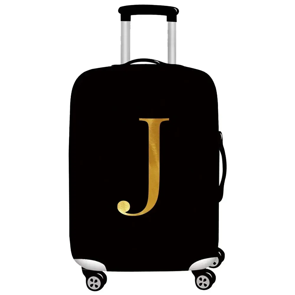 housse de protection pour bagages, épaisse et élastique, housse de protection contre la poussière, anti-rayures, housse de protection pour valise, série de lettres