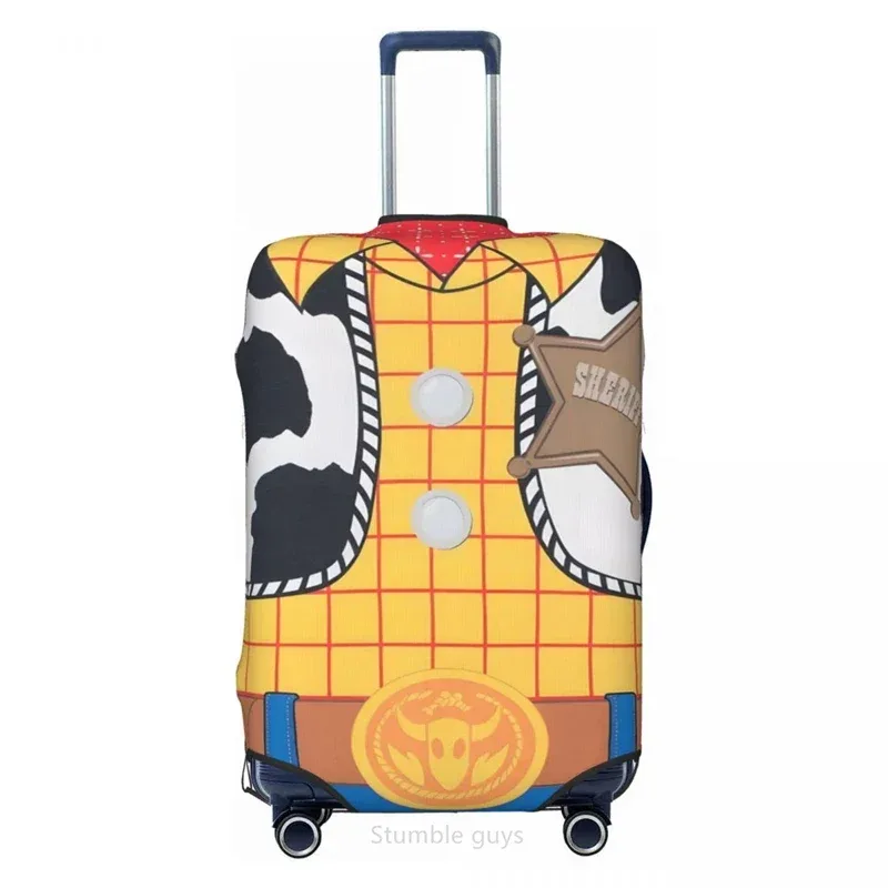 housse de valise de voyage à motif de jouets, en matériau élastique, convient aux bagages de 18 à 32 pouces, durable, anti-rayures, anti-poussière, lavable, protecteur