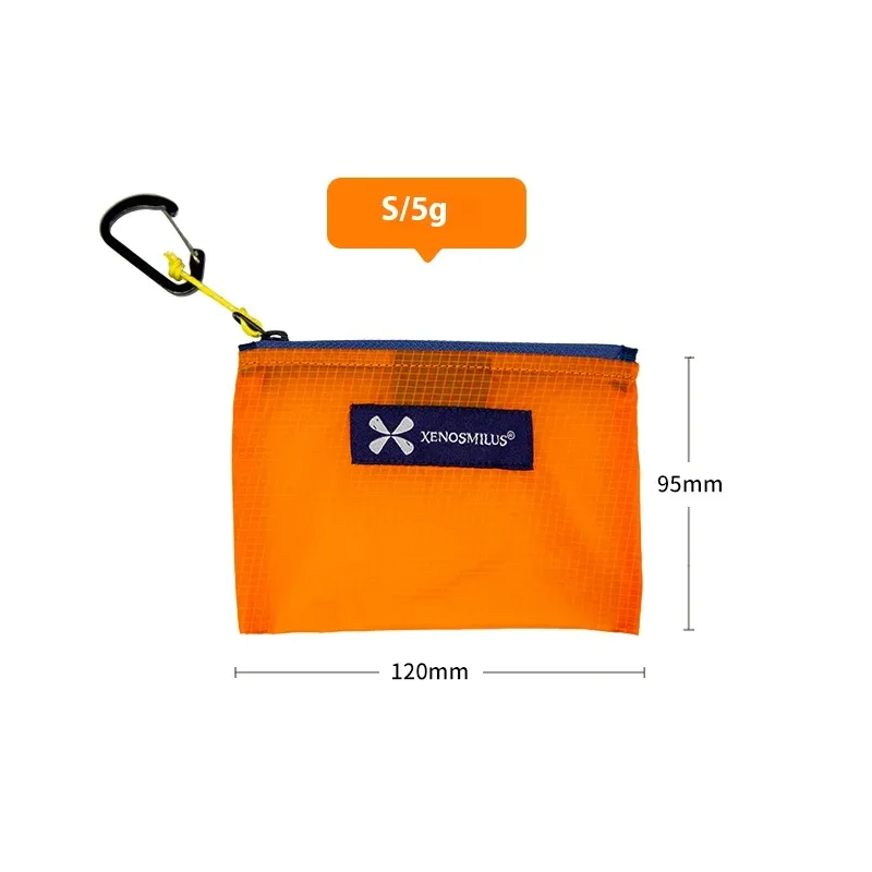 xenosmilus – sac étanche pour cartes de monnaie, porte-monnaie multifonctionnel revêtu de silicone, sac de rangement portable minimaliste