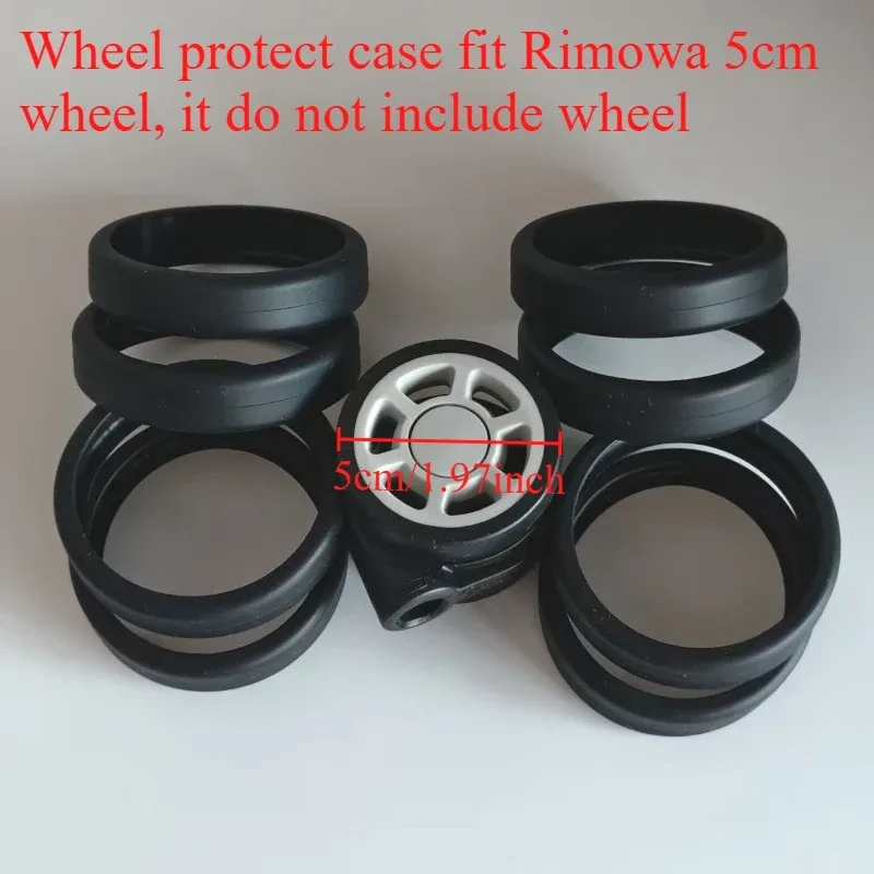 étui de protection pour roues de bagages rimowa, diamètre 64mm et 50mm, accessoires pour valises de voyage, housse de protection pour roues personnalisée