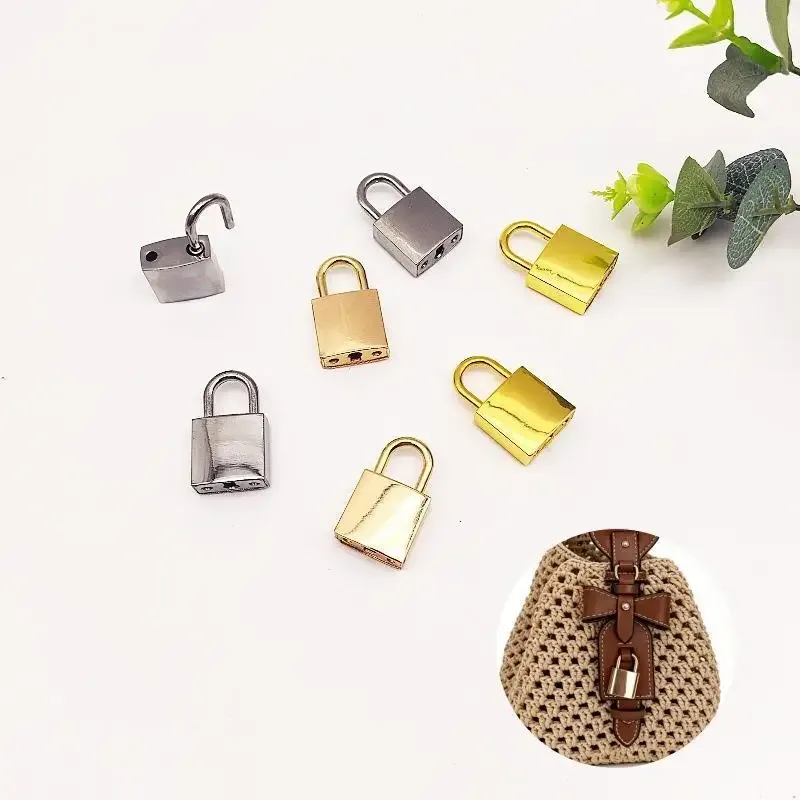1 pièce de fermoir carré en métal pour sac, cadenas, boucle de fermeture, fermoir de bagage, accessoires décoratifs pour sacs à main et sacs diy.