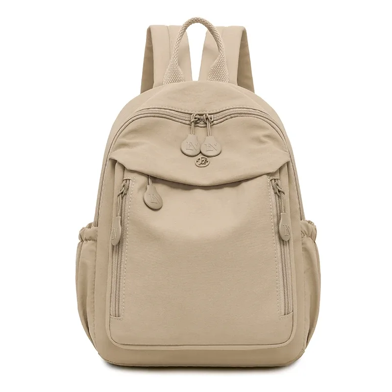 sac à dos décontracté multicolore léger pour femme, sac à bandoulière tendance, sac d'école pour les trajets quotidiens, sac essentiel pour les voyages