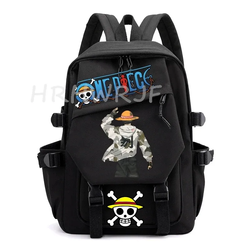 sac à dos one piece anime monkey d luffy, sacs d'école pour filles, sac à dos pour ordinateur portable, pour l'école primaire, usage quotidien