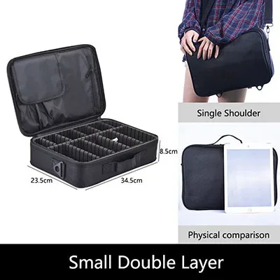 étui à pinceaux de maquillage, sacs de maquillage, valise de maquillage professionnelle complète pour femmes, vanité maleta maquillaje, boîte de rangement d'outils pour ongles
