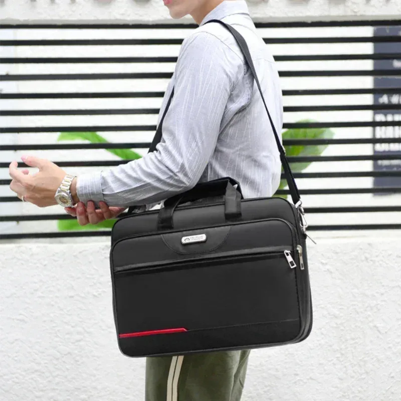porte-documents de grande capacité, sacs de rangement d'informations pour documents d'affaires, protection pour ordinateur portable de voyage de week-end, organiser les accessoires de sac à main