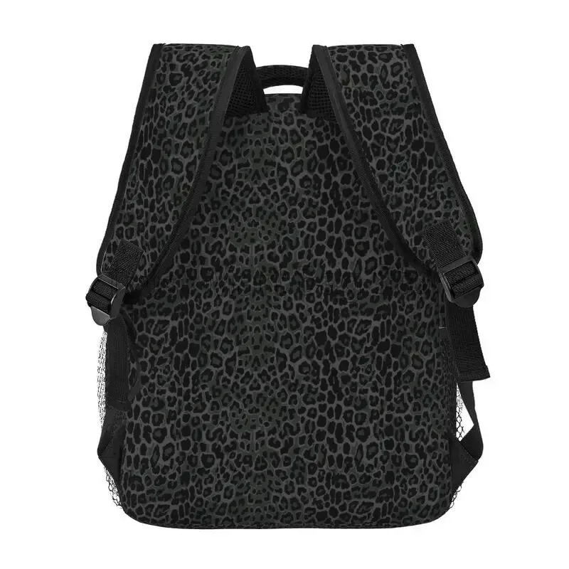 sacs à dos de voyage imprimés léopard noir, sac d'école léger pour étudiant, sac à dos unisexe pour ordinateur portable, pour voyage, randonnée, camping
