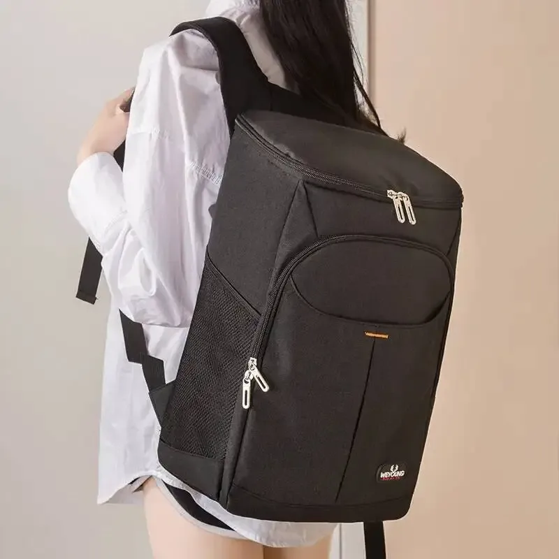Sac à dos de pique-nique multifonctionnel de grande capacité, nouveau sac de glace d'extérieur, sac isolé portatif