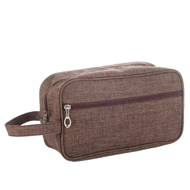 nouvelle trousse de maquillage imperméable en tissu oxford, organiseur de voyage pour homme, trousse à cosmétiques portable, trousse de toilette multifonctionnelle pour femme