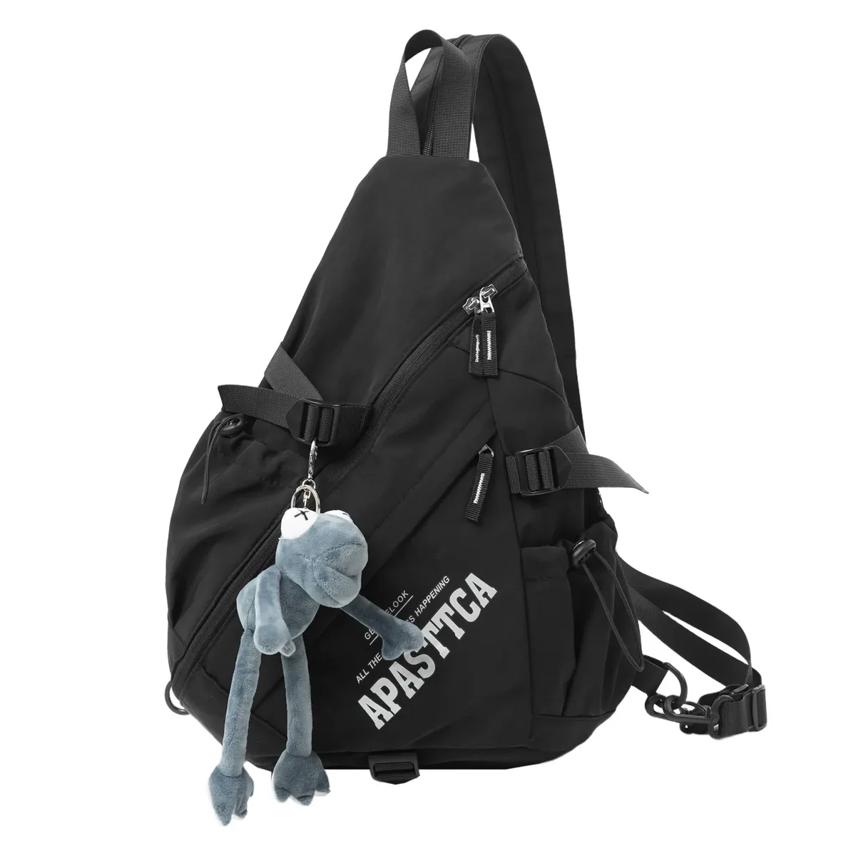 sac à dos de voyage et de camping en plein air, sac tactique multifonctionnel imperméable, sac bandoulière de moto, sac de poitrine de sport grande capacité