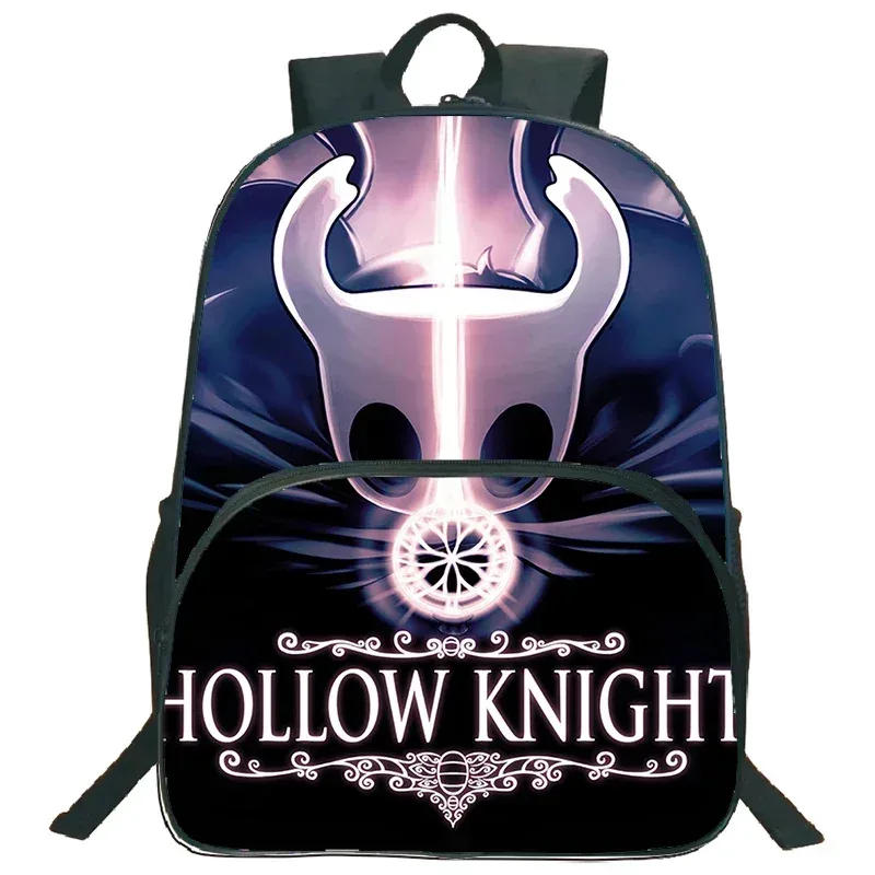 sac d'école léger sac à dos de chevalier creux jeu de dessin animé impression cartable pour enfants sac à dos de grande capacité garçons filles sac à dos de voyage