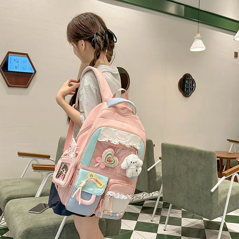 sac à dos ulzzang ita pour filles, nouveau style japonais, léger, grande capacité, sac d'école mignon de haute qualité, sac de voyage