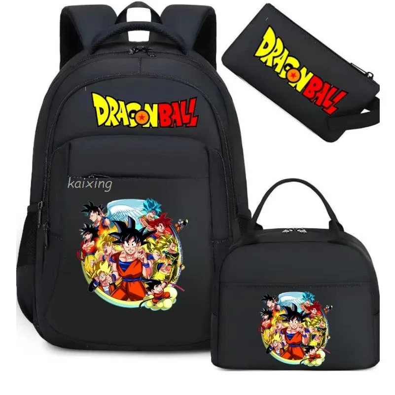 sac à dos camouflage dragon ball pour filles, sac de retour à l'école pour étudiants, poches pour garçons, capacité pour adolescents, sac à dos pour ordinateur portable, harajuku mochilas