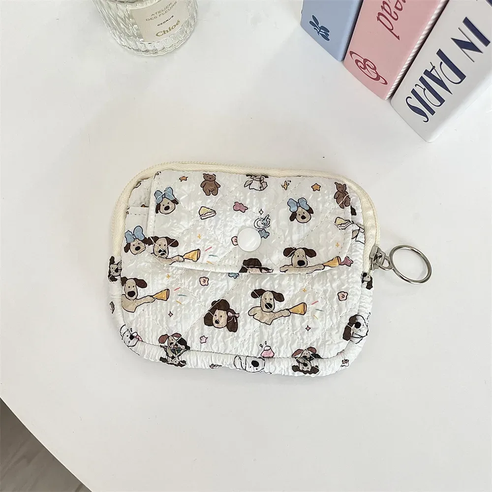 dessin animé mignon petit voyage cosmétique rouge à lèvres écouteur carte portable sac de rangement sac à main femmes cadeau pochette dans les sacs de maquillage organisateur