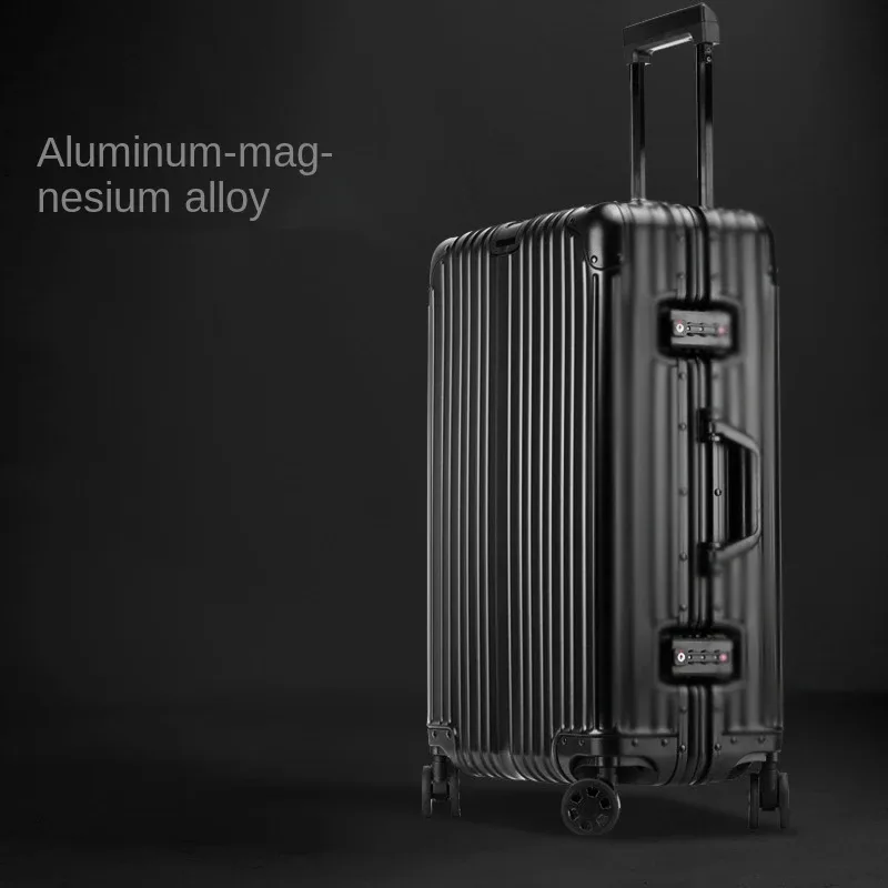 valise à cadre en aluminium 29 pouces tsa boîtier de chariot à serrure douanière roue universelle 20 "26" boîte d'embarquement à bagages valise de voyage
