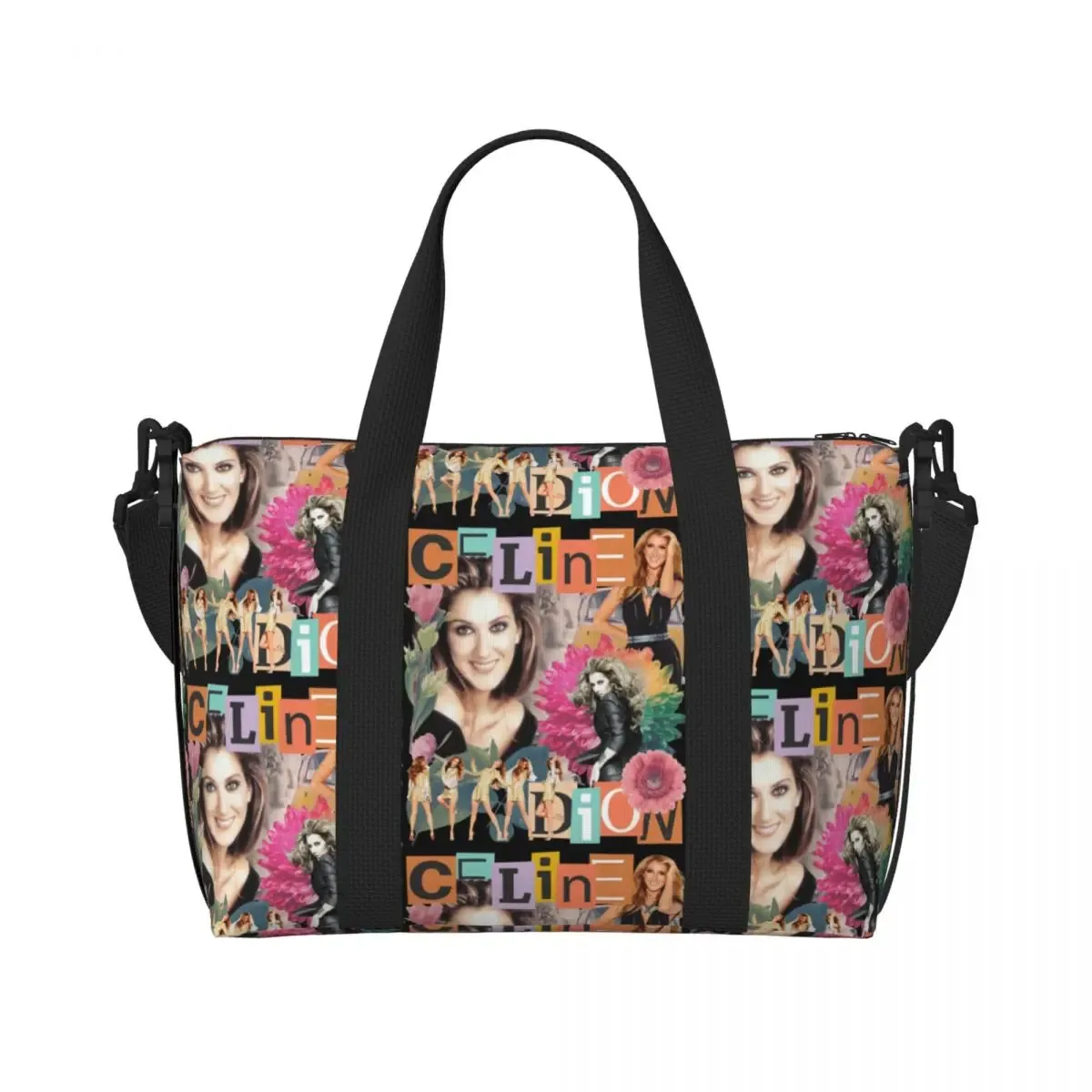 rambutterurai c-celine-s d-dion-s tour dates sac de voyage de plage sacs fourre-tout pour salle de sport yoga femmes shopping sac à bandoulière