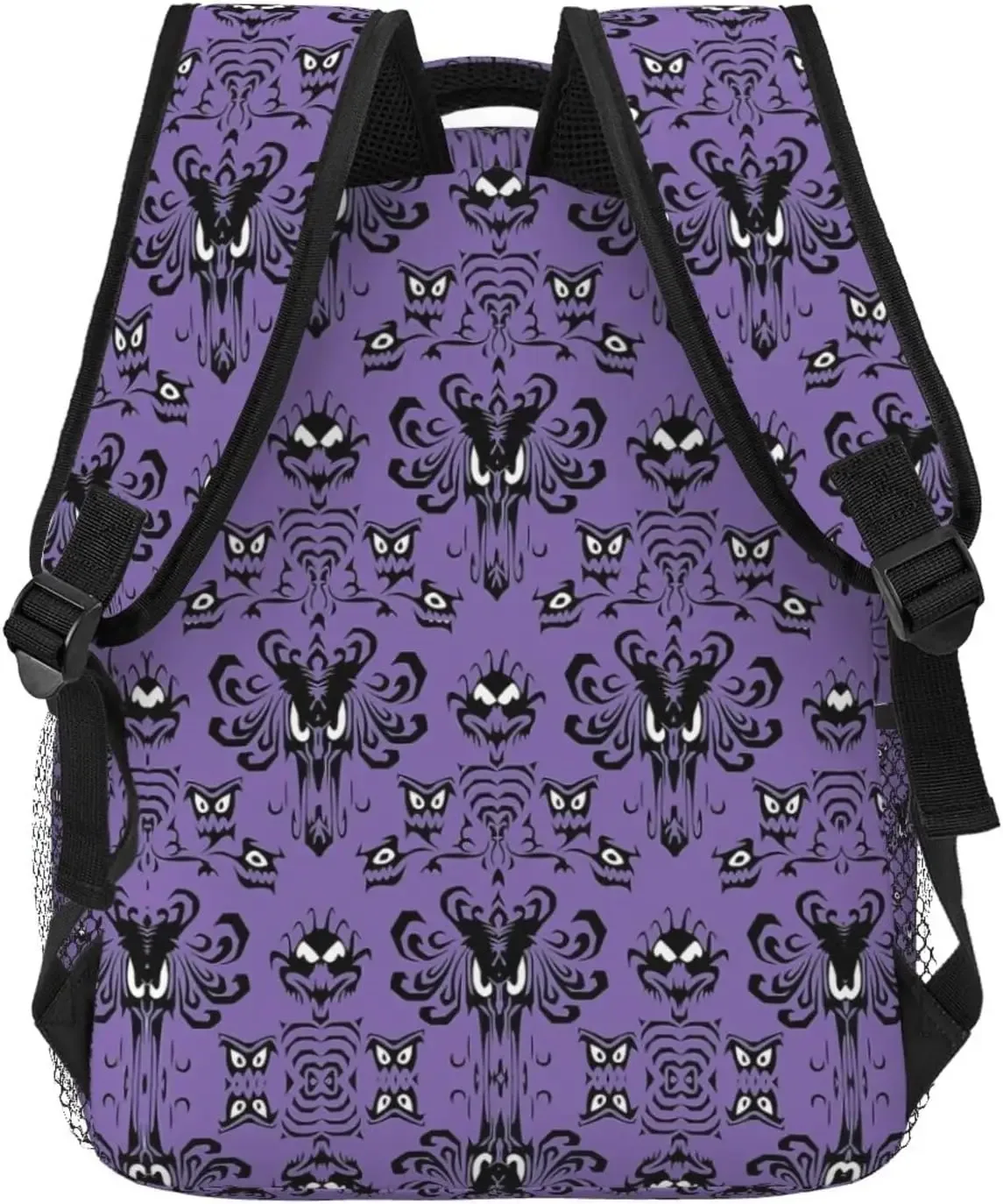 sac à dos d'école unisexe haunted horror mansion, imprimé en 3d, dessin animé drôle, sacs à dos pour ordinateur portable, sac à dos décontracté et durable