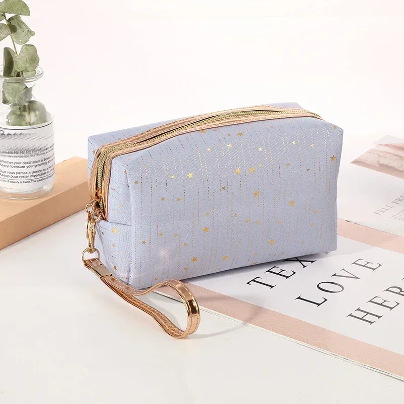 trousse de toilette solide et étanche pour femme, trousse à cosmétiques, poudres de maquillage, accessoires de la raq de la mode, kit de lavage