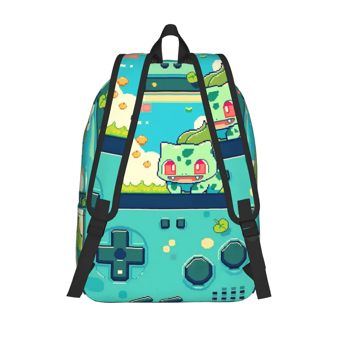 sac à dos à thème pokemon amusant et tendance, mochilas fashion pour le travail, sac à dos à bandoulière robuste