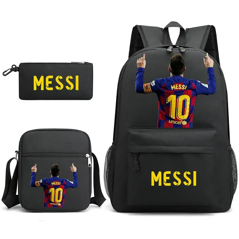 sac à dos messi léger et décontracté, grande capacité, pour femmes, hommes, étudiants, trousse à crayons, sacs à bandoulière, ensembles
