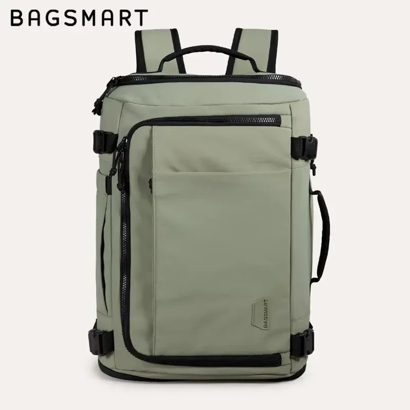 bagsmart – sac à dos pour hommes, pour cabine, valise de grande capacité, sacs à dos de voyage, sac à dos étanche pour ordinateur portable