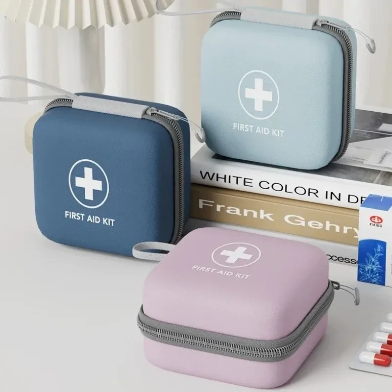 nouvelle trousse de rangement pour fournitures médicales en eva rigide, trousse de premiers soins essentielle pour les voyages, boîte de rangement pour fournitures de soins à domicile