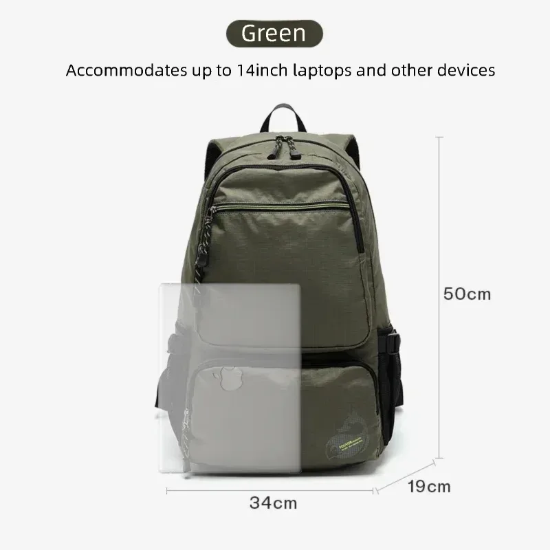 sac à dos de voyage grande capacité fouvor, tendance 2026, imperméable, léger, sportif, décontracté, pour étudiant, sacoche pour ordinateur portable 3033-01 3033-02 3033-05