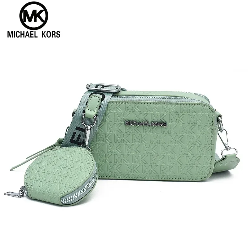 sac bandoulière décontracté et tendance michael kors 2026 pour femme, sac appareil photo avec logo mk, sac mère-enfant, sac de trajet
