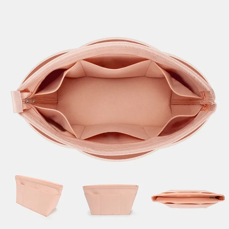 sac à main organisateur insérer sac fourre-tout shaper 12 poches fermeture éclair supérieure adapté pour neverfull sac à provisions pm mm gm doublure de sac à main