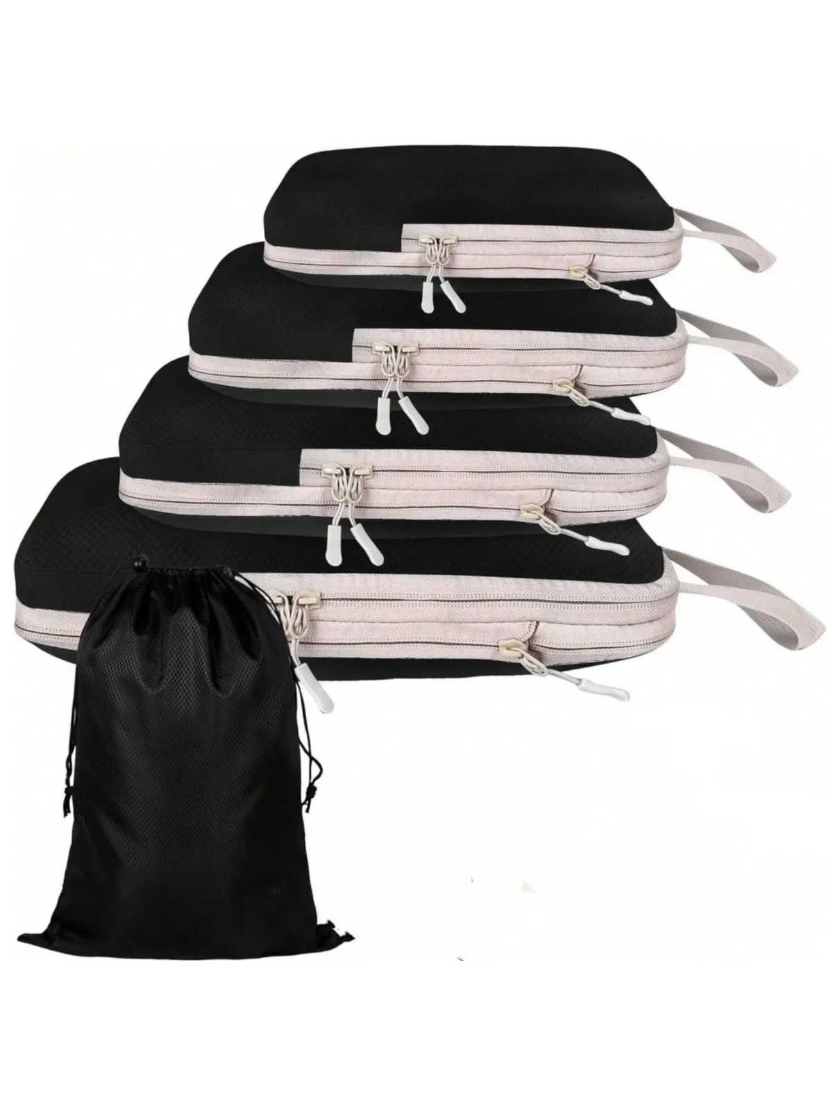 ensemble/6 pièces emballage compressible sac de rangement de voyage cubes valise étanche en nylon portable avec sac à main organisateur de bagages ryanai