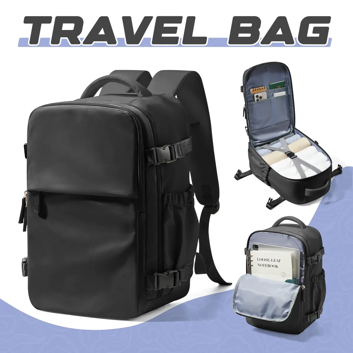 Cabine sac à dos voyage 40x20x25 Ryanair sac à dos à main pour homme femmes pochette d'ordinateur affaires sac à dos étanche mode Mochila
